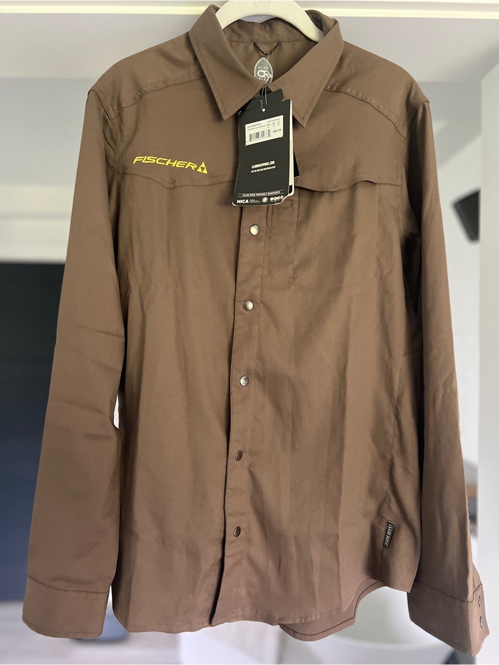 NWT Club Ride Apparel Sawtooth Long Sleeve - Men's Snap Down Cycling Top